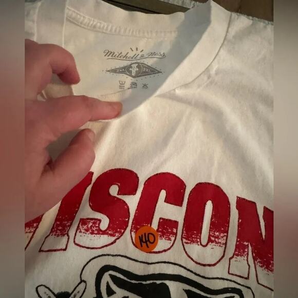 Cactus Jack Travis Scott x Mitchell & Ness University Of Wisconsin New w/ Tag - Picture 4 of 7